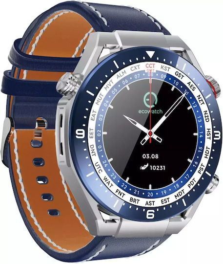 FitGo Ecowatch 1 51mm with Heart Rate Monitor (Blue)