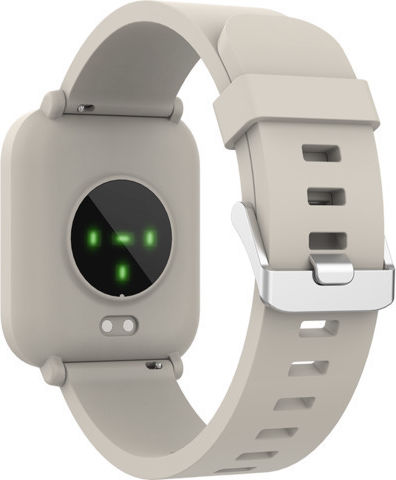Canyon Easy Sw-54 41mm Waterproof Smartwatch with Heart Rate Monitor Beige
