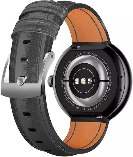 Forever Forevive 5 SB-365 Smartwatch με Παλμογράφο (Μαύρο)