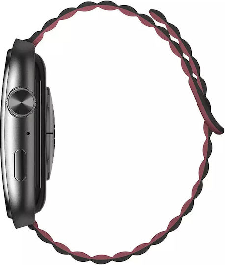 Forever Tiron SWM-300 Smartwatch με Παλμογράφο (Μαύρο)