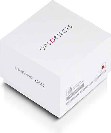 OPS! Objects Call Smartwatch με Παλμογράφο (Κόκκινο)