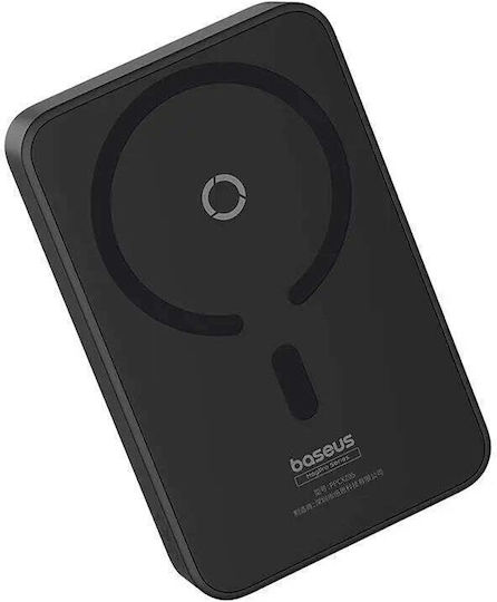 Baseus MagPro MagSafe Power Bank 5000mAh 20W με Θύρα USB-C Power Delivery Μαύρο