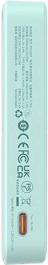 Baseus MagPro MagSafe Power Bank 5000mAh 20W mit USB-C Anschluss Stromlieferung Mint