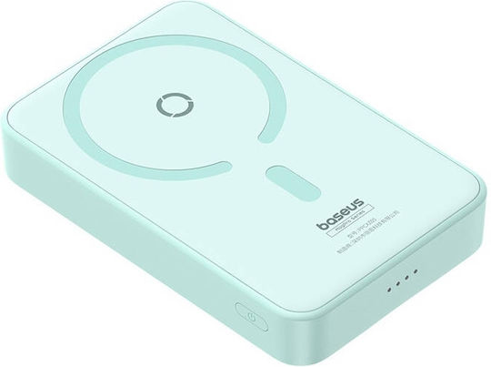 Baseus MagPro MagSafe Power Bank 5000mAh 20W mit USB-C Anschluss Stromlieferung Mint