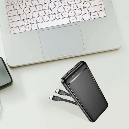 Lamtech Power Bank 10000mAh 22.5W με Θύρα USB-A Μαύρο