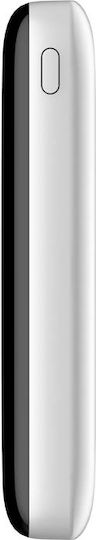 Ldnio PQ25 Power Bank 10000mAh 22.5W με Θύρα USB-A και Θύρα USB-C Μαύρο