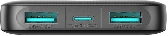 Joyroom JR-PBF13 Power Bank 5000mAh με 2 Θύρες USB-A και Θύρα USB-C Μαύρο