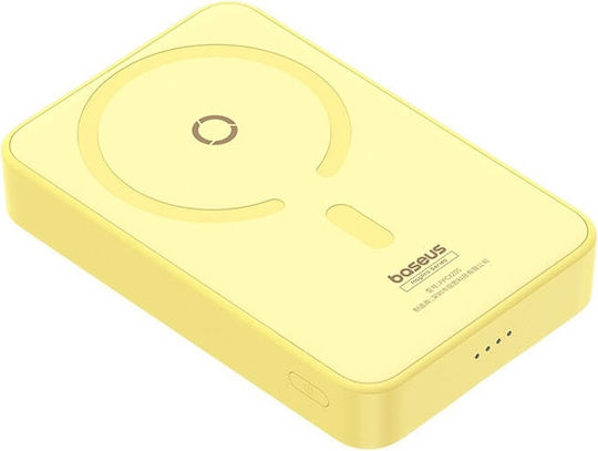 Baseus MagPro MagSafe Power Bank 5000mAh 20W with USB-C Port Power Delivery Yellow