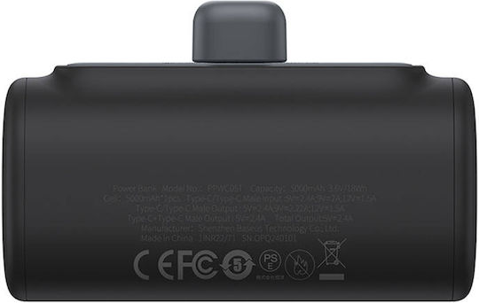 Baseus Compact Lightning Edition Power Bank 5000mAh 20W Power Delivery Black
