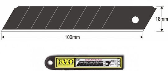 KDS Λεπίδες Φαλτσέτας 7mm 10τμχ