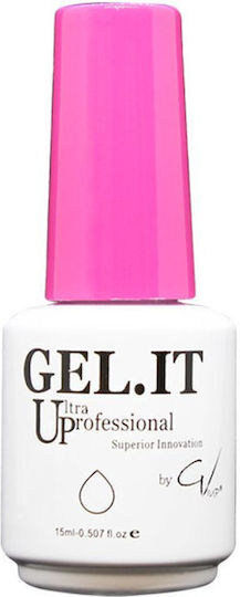 GEL.IT.UP Wipe Off Top Coat for Semi-Permanent Nail Polish 15ml