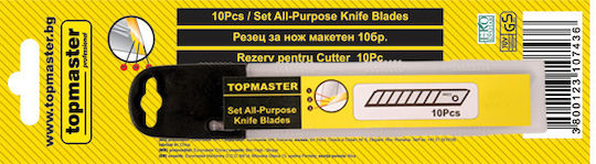 Topmaster Morgan Λεπίδες Φαλτσέτας 10τμχ