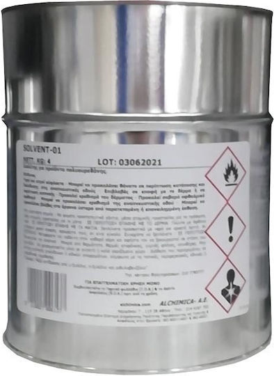 Alchimica Thinner Solvent Transparent 4kg