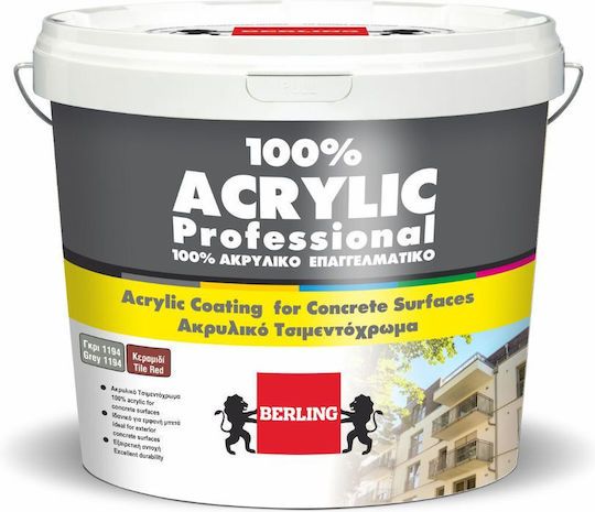 Berling Τσιμεντόχρωμα Ακρυλικό Κεραμιδί 750ml