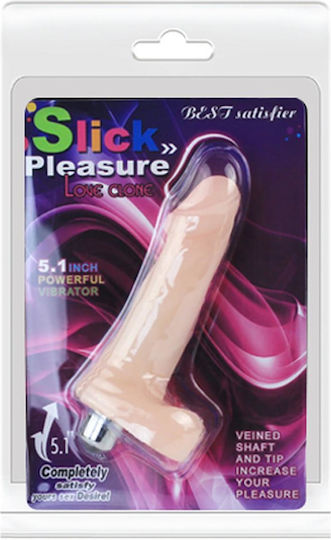 Pleasure Realistic Vibrator Flesh