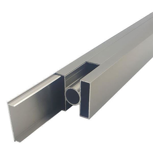 Newplan Posta pentru Împrejmuire Grădină din Aluminiu 50x50buc 1buc Gray