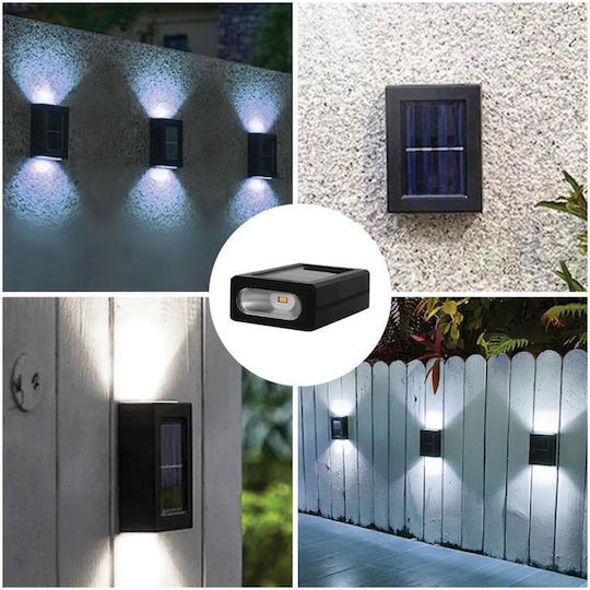Forever Light Wall Mounted Solar Light 10lm with Cold White Light 6000K IP65 9.5cmx5.8cmcm