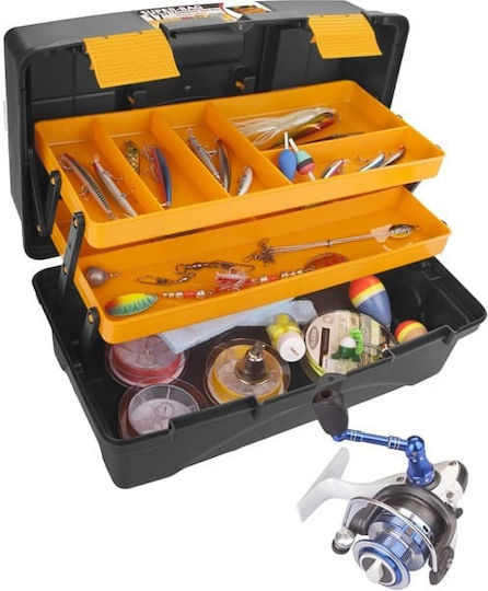 Asrin Hand Tool Case Plastic with Tobacco Case Dimensions: W41xD41xH19cm