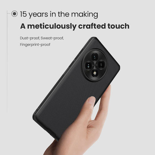 Nillkin Super Frosted Pro Magnetic Задна корица Пластмаса / Силикон Черен (OnePlus 13)