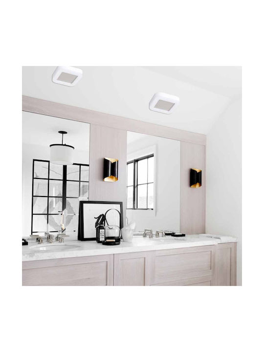 Vivalux Waterproof Outdoor Ceiling Light with Integrated LED in White Color VIV004749