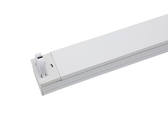 Evivak Lichtleiste mit 1 Platz für LED-Lampe T8 60cm