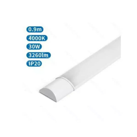123led Φωτιστικό Σκαφάκι με Λάμπα Φθορίου 30W