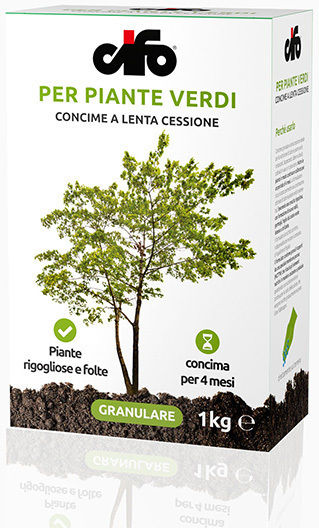 Cifo Κοκκώδες Λίπασμα για Πράσινα Φυτά 1kg