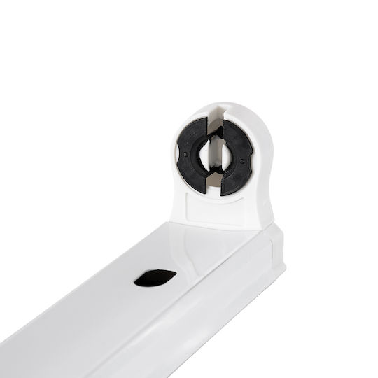GloboStar Lighting Batten Tubato with 1 Slot for LED Lamp T8 60cm