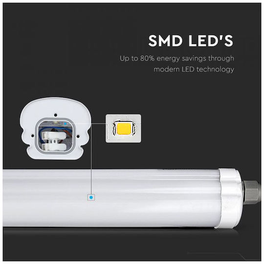 V-TAC Lighting Batten Outdoor with Integrated LED 18W 60cm