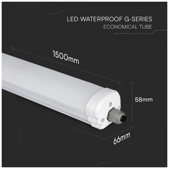 V-TAC Lighting Batten with Integrated LED 48W 150cm