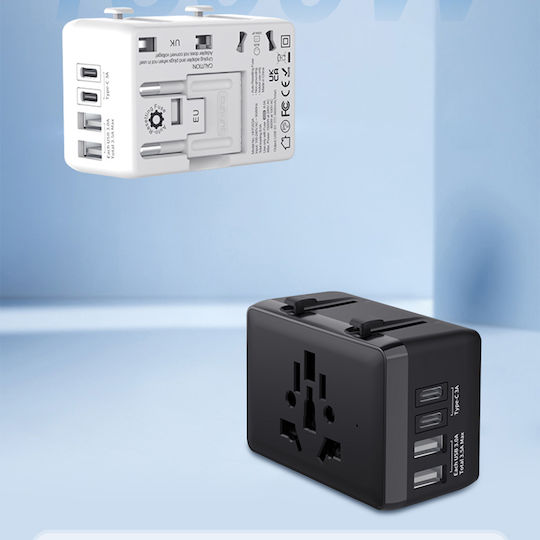 Techsuit Αντάπτορας Πρίζας σε Universal