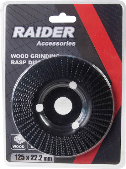 Raider Δίσκος Λείανσης Ξύλου 125mm