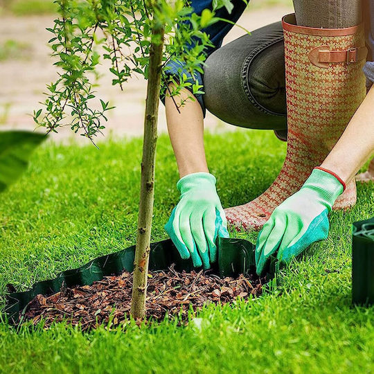 Grasher Plastic Garden Border in Green Color 10cm x 9.0m
