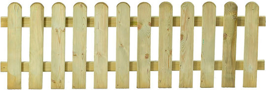Dom Wood Holz Zaun in Beiger Farbe 60cm x 1,8m