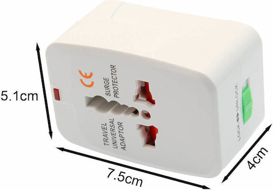 Andowl Адаптор За Контакти От Universal Към Universal С 1 USB Порт