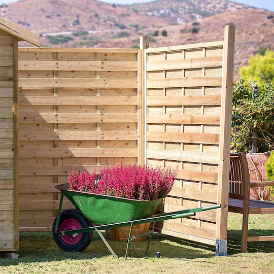 Showood Wooden Fence Panel in Beige Colour 1.2x1.8m