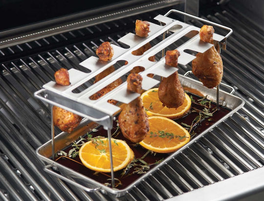 Broil King 64152 Βάση Ψησίματος για Κοτόπουλο από Ανοξείδωτο Ατσάλι