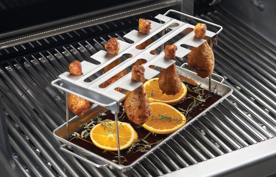 Broil King 64152 Βάση Ψησίματος για Κοτόπουλο από Ανοξείδωτο Ατσάλι
