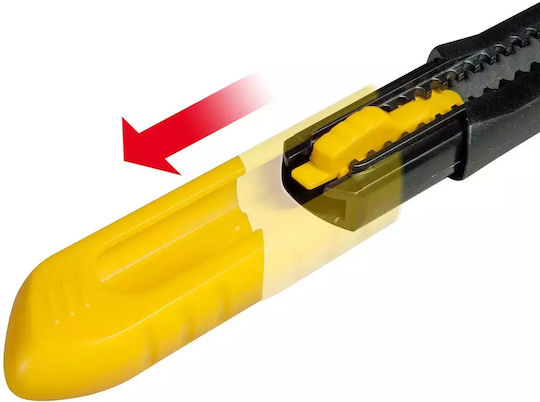 Stanley Folding Knife with Blade Width 18mm Yellow