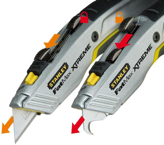 Stanley Cuțit pliant FatMax Securitate cu Metalic Corp