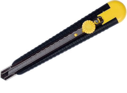 Stanley Folding Knife Dynagrip Security with Blade Width 9mm Yellow
