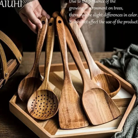 Wooden Cooking Utensil Set 5pcs