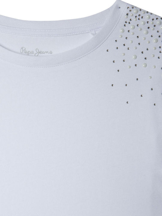 Kids' Shirt Short Sleeve White Charlene