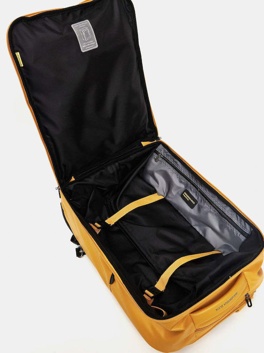 Mandarina Duck Logoduck Kabinen-Stoffkoffer Gelb mit 4 Rädern Höhe 52cm