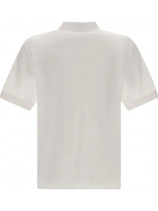 Polo Bluse Weiß