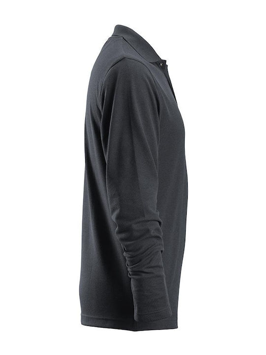 Polo 2608 Pique Μακρυμάνικο Τσέπη Snickers Steel Grey 5800