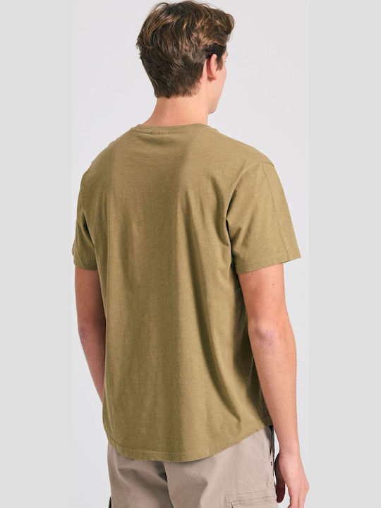 Funky Buddha T-shirt Χακί Funky Buddha T-shirt Χακί