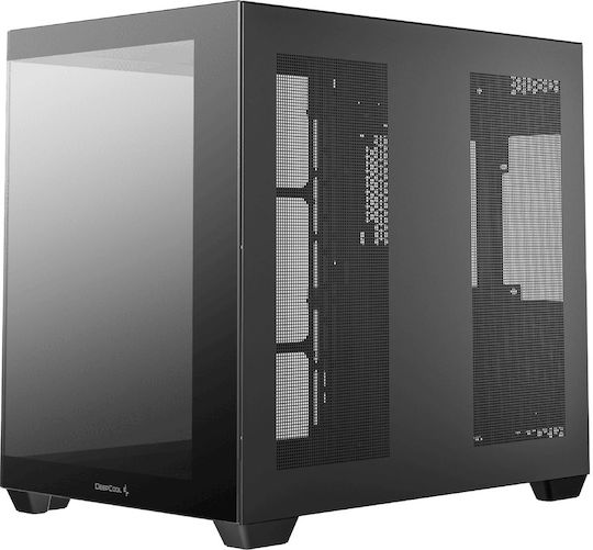 Deepcool CG530 Gaming Midi Tower Κουτί Υπολογιστή με Πλαϊνό Παράθυρο Μαύρο