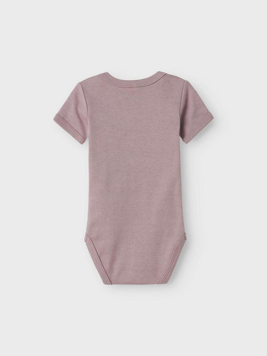 Name It Σετ Κορμάκια Barely Pink 3τμχ