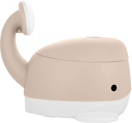 Kindsgut Töpfchen Stuhl Whale mit Deckel Beige